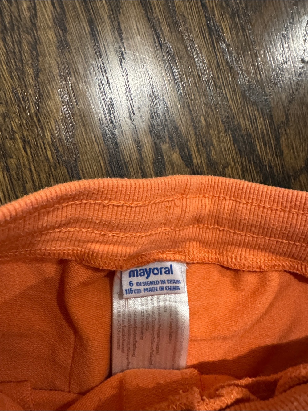 Mayoral White Tee with Blue Yellow Orange Scooter Print and Orange Shorts - Picture 5 of 6